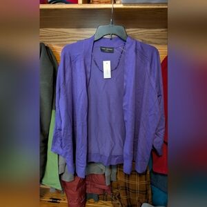 Lane Bryant Vibrant Purple Cardigan